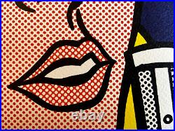 Roy/Lichtenstein Lithograph COA Original Numbered A Hand Signed Limited