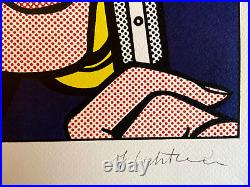 Roy/Lichtenstein Lithograph COA Original Numbered A Hand Signed Limited