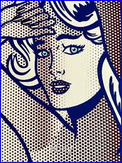 Roy Lichtenstein Lithograph COA Original Signed Numbered Limited. Kaws