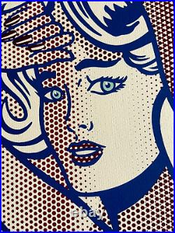 Roy Lichtenstein Lithograph COA Original Signed Numbered Limited. Kaws