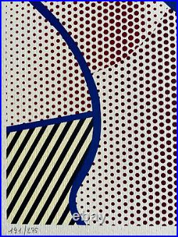 Roy Lichtenstein Lithograph COA Original Signed Numbered Limited. Kaws