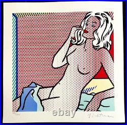 Roy Lichtenstein. Lithograph COA original signed numbered limited