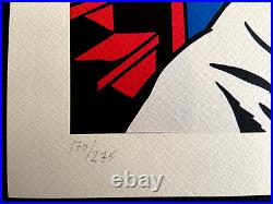 Roy Lichtenstein Lithograph M-Maybe Original COA Signed Stamped Limited