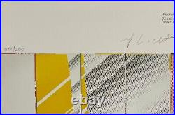 Roy Lichtenstein, Orig. Hand-signed Lithograph with COA & Appraisal of $3,500+