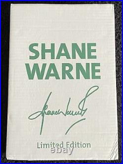 SHANE WARNE Illustrated Career SIGNED LIMITED EDITION BOOK Cricket Legend + COA