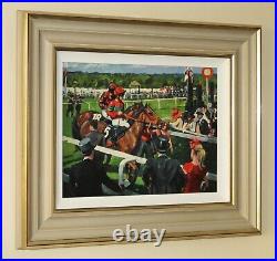 SHERREE VALENTINE DAINES (b. 1956) Limited Edition Print On Parade Ascot + COA