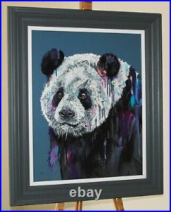 STEPHEN FORD Framed Limited Edition Print of a Panda'Look to the Future' + COA