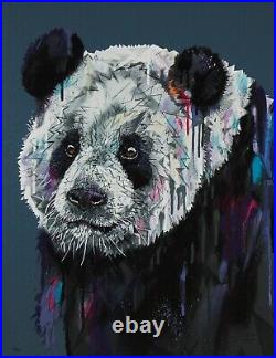 STEPHEN FORD Framed Limited Edition Print of a Panda'Look to the Future' + COA