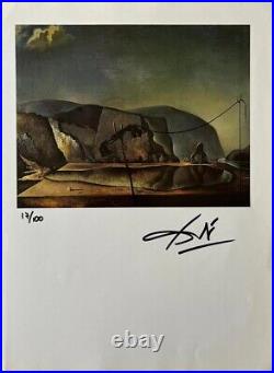 Salvador Dalí, Original Hand-signed Lithograph with COA & Appraisal of $3,500