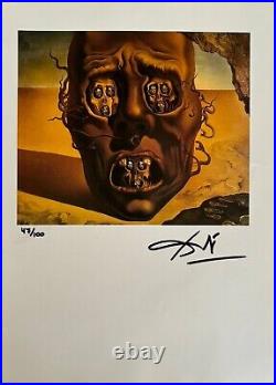 Salvador Dali, Original Hand-signed Lithograph with COA & Appraisal of $3,500