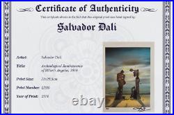 Salvador Dalí, Original Hand-signed Lithograph with COA & Appraisal of $3,500