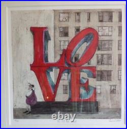 Sam Toft Signed LTD Edition Print With COA. All We Need New York Love Sculpture