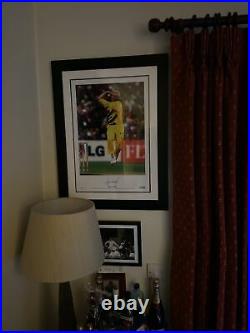 Shane Warne Signed Limited Edition Framed Photo With COA Number 20/250