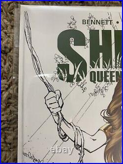 Sheena Queen Of The Jungle #1 Campbell Dynamic Forces Limited Cover Signed Coa