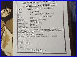 Shepard Fairey'smokey Robinson & Shepard Fairey' Limited Signed Print + Coa