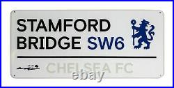 Signed John Terry Chelsea FC Street Sign Limited Edition Official Signing COA