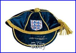 Signed John Terry England Football Cap Rare Limited Edition COA