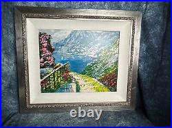 Signed Limited Edition 41/100 Framed Oil Painting HOWARD BEHRENS 1933-2014 COA