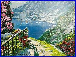 Signed Limited Edition 41/100 Framed Oil Painting HOWARD BEHRENS 1933-2014 COA