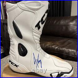Signed Marc Marquez Boot -limited & genuinely signed superbly COA top shelf item