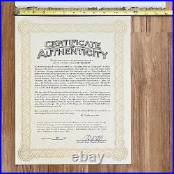 Signed Robert Crumb MR. NATURAL No. 3 Wildwood SERIGRAPH Print COA limited 21/70