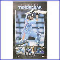 Signed Sachin Tendulkar Photo Display India Cricket Limited Edition +COA