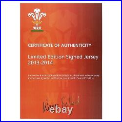 Signed Wales Shirt Limited Edition Squad Jersey +COA
