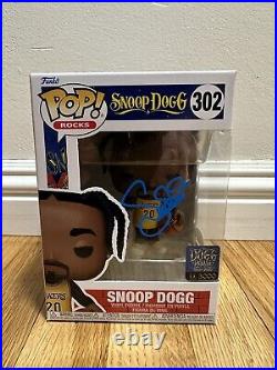 Snoop Dogg Signed Funko Pop #302 JSA Coa Limited Edition 5000 Yellow Lakers