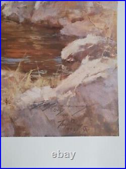 Soldier Hat Howard Terpning signed print, limited edition 340/1000 COA