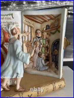 Southport limited 1984 Dickens book figurine Christmas Carol Rare LE Signed COA