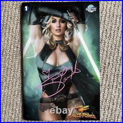 Space Force #1 Stormy Daniels Shikarii Exclusive Black Trade Nice Signed Coa