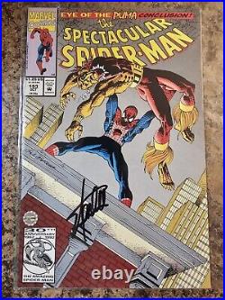 Spectacular Spider-Man #193 (1992) Signed By Stan Lee WithCOA, Puma! VF-NM
