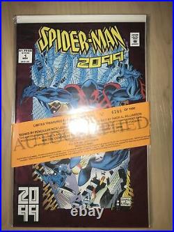 Spider-Man 2099 #1 Signed Limited Treasure Editions RICK LEONARDI COA Spiderman