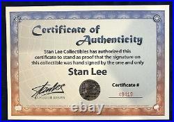 Stan Lee Waving Photo Litho Signed by Stan Lee with COA! Very Limited! MARVEL
