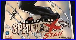 Superior Spider-Stan Litho Signed by Stan Lee with COA Very Limited SPIDER-MAN