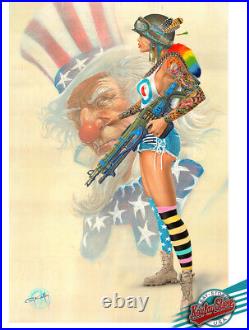 TANK GIRL -1st. Limited Edition Hand Signed & Numbered by Koufay, COA incl