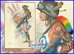 TANK GIRL -1st. Limited Edition Hand Signed & Numbered by Koufay, COA incl
