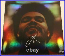THE WEEKND SIGNED'AFTER HOURS' LIMITED HOLOGRAPHIC RECORD ALBUM VINYL LP withCOA