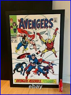 The Avengers Limited Edition Signed by STAN LEE framed / SOLD OUT