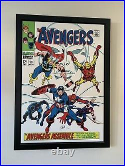 The Avengers Limited Edition Signed by STAN LEE framed / SOLD OUT 2013