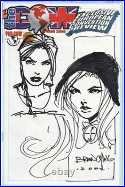 The Cow Euro Preview Blank Signed Remarked Tomb Raider Magdalena Sketch Jay Coa