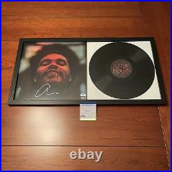 The Weeknd Signed After Hours Limited Edition Vinyl Framed Autograph Psa Coa