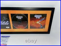 The Weeknd Signed Autograph Framed Dawn Fm Limited Edition CD Psa/dna Coa Rare 2