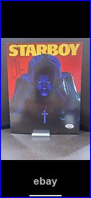 The Weeknd Signed Autographed Starboy 8x10 Promo Photo Rare Limited PSA COA