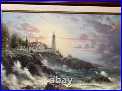 Thomas Kinkade Clearing Storms 45 x 33 S/N Canvas 1616/2950 COA Signed