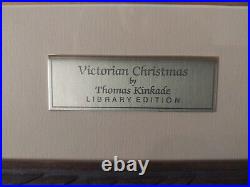 Thomas Kinkade Victorian Christmas Limited Edition Print WithCOA