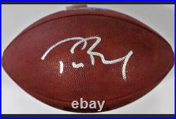 Tom Brady Signed Limited Edition Super Bowl XXXVI Logo Football Fanatics COA