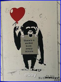 True love fake art not banksy serigraph signed limited edition 500 with COA