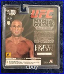 UFC Mark Coleman signed limited edition round 5 action figure COA photoproof