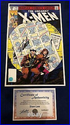 Uncanny X-Men #141 Litho KEY COVER Signed by Stan Lee with COA! LIMITED! MARVEL